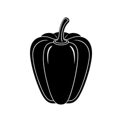 Pepper Silhouette vector illustration