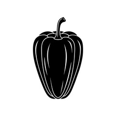 Pepper Silhouette vector illustration