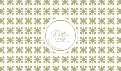 Elegant geometric pattern with repeating circles and dots