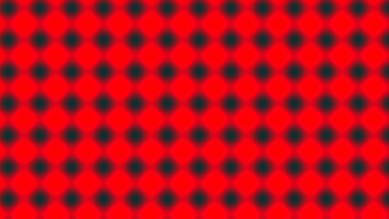 Red and black diamond pattern, blurred