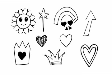 set of vector icons
