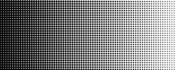 Fade Halftone Background. Distressed Dotted Backdrop. Grunge Points Texture. Gradient Black and White Pattern. Vector illustration