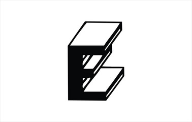 Fototapeta premium Elegant Letter E logo Vector Template Initial Letter E Logo Design Vector Template. Creative And Modern E logo