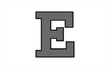 Elegant Letter E logo Vector Template Initial Letter E Logo Design Vector Template. Creative And Modern E logo
