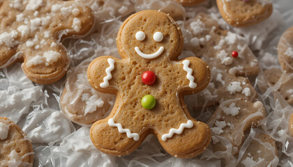 Fototapeta premium christmas gingerbread cookies