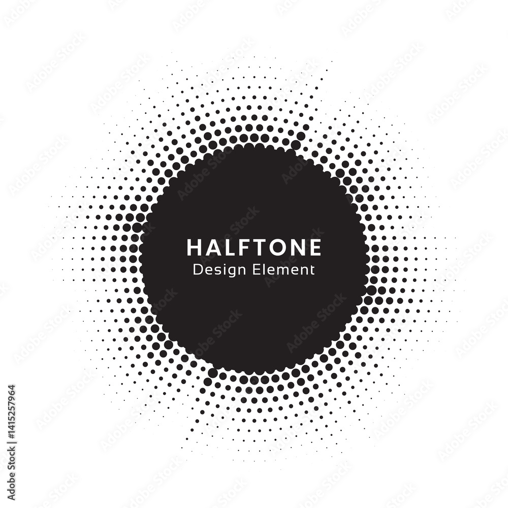 Poster burst halftone light effect. glowing light burst. abstract grunge halftone dots background. vector i