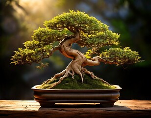 A bonsai tree