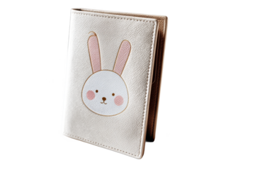 Adorable Bunny Passport Cover: Travel in Style with this Cute and Practical Accessory for Your Next Adventure, Perfect for Kids and Adults alike.