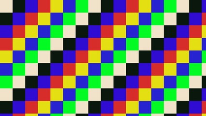 Vibrant color grid pattern