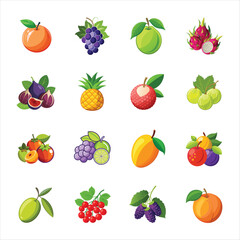 Assortment of Various Fruits