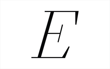 Template Initial Letter E Logo Design Vector Template. Creative And Modern E logo