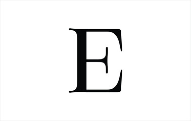 Template Initial Letter E Logo Design Vector Template. Creative And Modern E logo