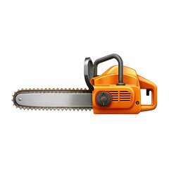 Fototapeta premium Chainsaw icon on a transparent background