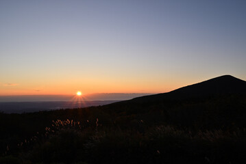 Zao mountain ridge, Miyagi, Yamagata, Japan