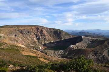 Zao mountain ridge, Miyagi, Yamagata, Japan