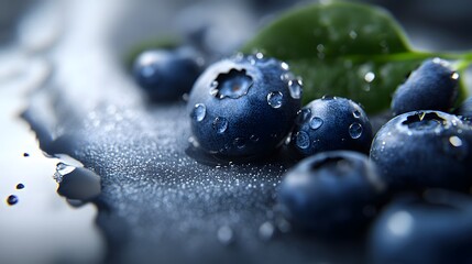 fresh blueberries