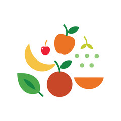 A colorful collection of fresh and healthy fruits for a balanced diet