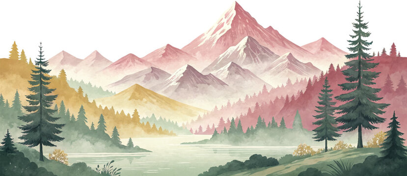 Misty Mountain Lake