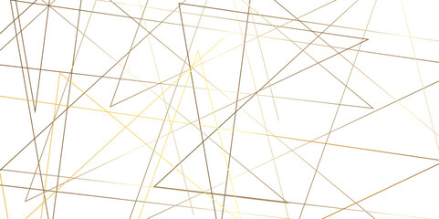 Seamless luxury geometric premium golden random chaotic lines on transparent background. Luxury banner presentation gold line vector, illustration.