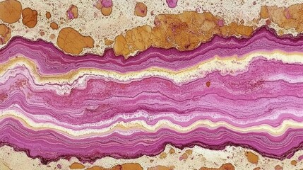 Abstract, swirling, pink and beige stone texture