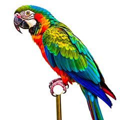 Obraz premium Colorful Macaw Parrot Illustration for Tropical Design