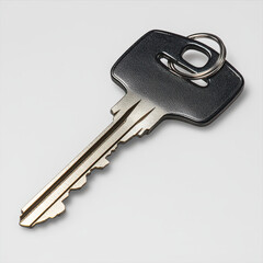 Keys on white background.