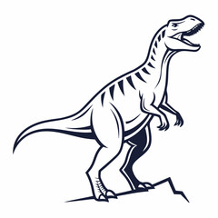 tyrannosaurus rex dinosaur vector