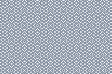 Traditional Japanese Hanabshi Pattern Blue Gray