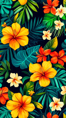  background with flowers