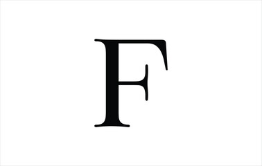 Elegant Letter F logo Vector Template Initial Letter F Logo Design Vector Template. Creative And Modern F logo