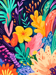  pattern with flowers