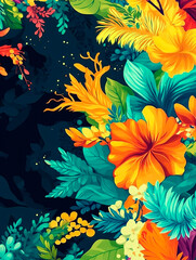 abstract floral background