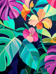  pattern with flowers