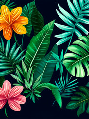 abstract floral background