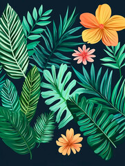 abstract floral background