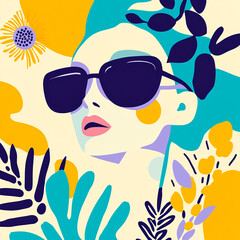 woman in sunglasses