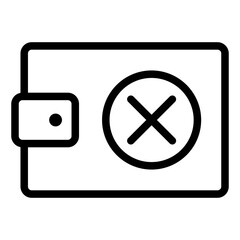 Obraz premium wallet icon