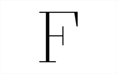 Elegant Letter F logo Vector Template Initial Letter F Logo Design Vector Template. Creative And Modern F logo