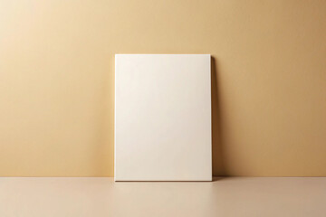 Product on matte solid background