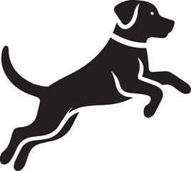 jump dog clipart silhouette, jump dog illustration, jump dog silhouette vector isolated on white background