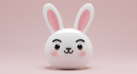 easter bunny with eggs