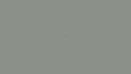 Plain muted gray background with faint spectral color