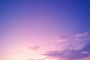 Fototapeta premium Purple Sunset Sky Gradient, Cloudscape, Serenity