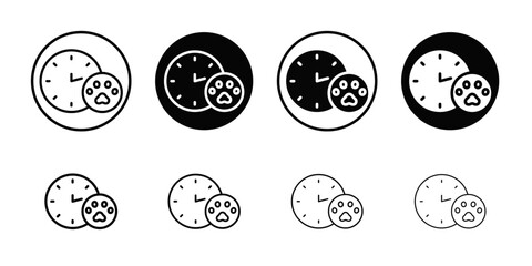 Dog competition icon Black and white outline vector