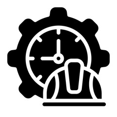 managing work hours icon