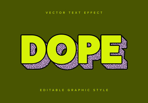 Bold Neon Text Effect Mockup