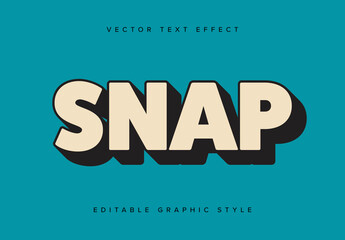 Simple 3d Text Effect Mockup