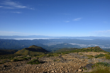 Zao mountain ridge, Miyagi, Yamagata, Japan