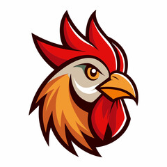 rooster vector illustration