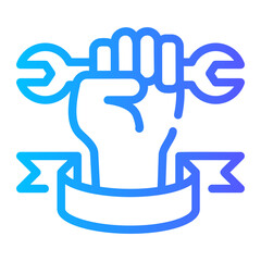 Labor Day protest icon